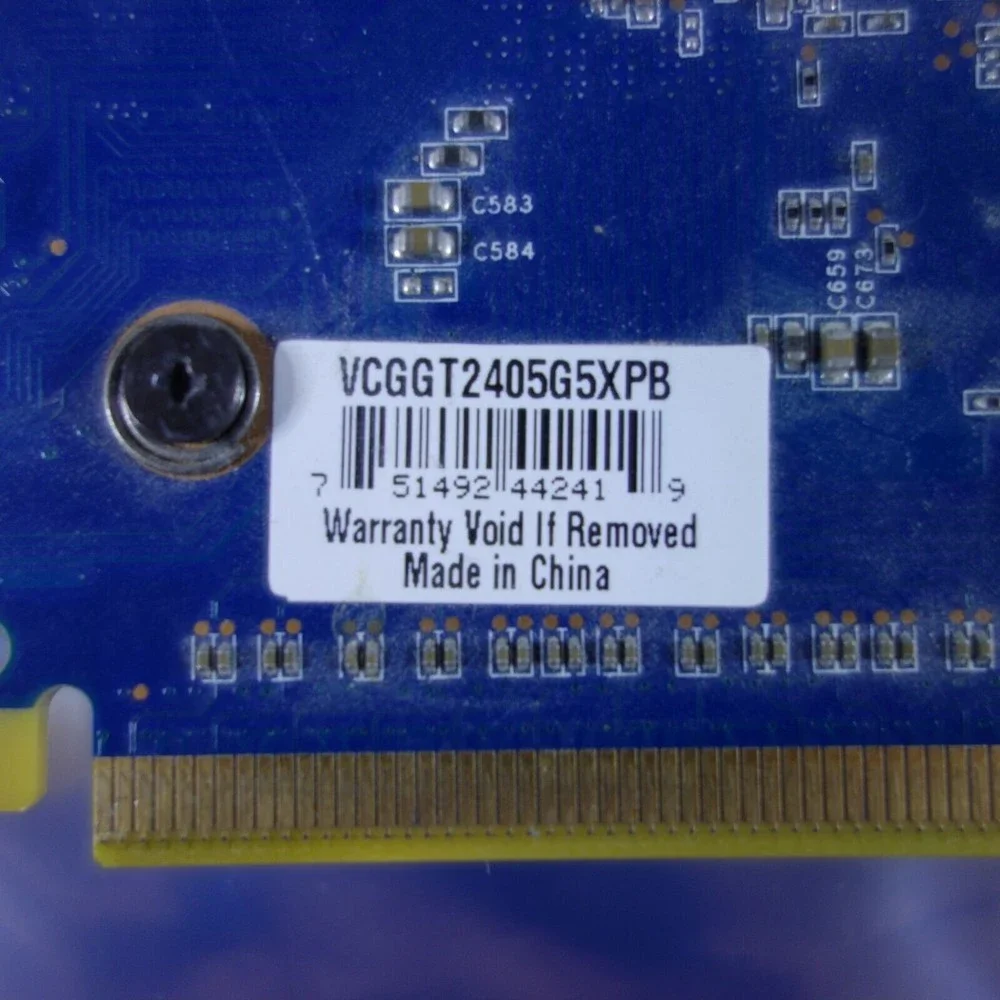 PNY Verto GeForce GT 240 GDDR5 512MB PCIe 2.0 Video Graphics Card TESTED WORKING